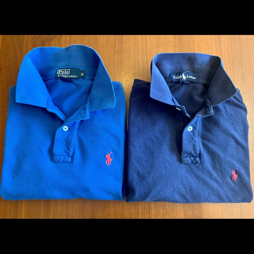 Lot of two Polo Ralph Lauren Polos size M